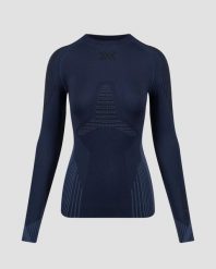 Koszulka damska X-Bionic Invent Shirt Ls Marine A095. Niebieskie bluzki sportowe damskie X BIONIC, l, bez wzorów, bez ramiączek. Za 459.99 zł.