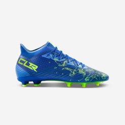 Buty do piłki nożnej Kipsta CLR FG na suchą nawierzchnię. Niebieskie obuwie do biegania damskie KIPSTA. Za 179.99 zł.