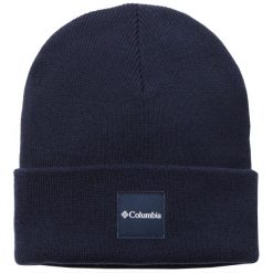 Czapka męska City Trek Heavyweight Beanie. Niebieskie czapki męskie Columbia, bez wzorów, sportowe. Za 59.99 zł.