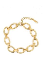 MOODE Bransoletka "Laura" rozmiar: onesize. Żółte bransoletki damskie MOODE, ze stali. Za 43.99 zł.