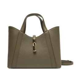 Torebka Furla. Zielone torebki klasyczne damskie Furla, bez wzorów, bez dodatków. Za 1,369.00 zł.