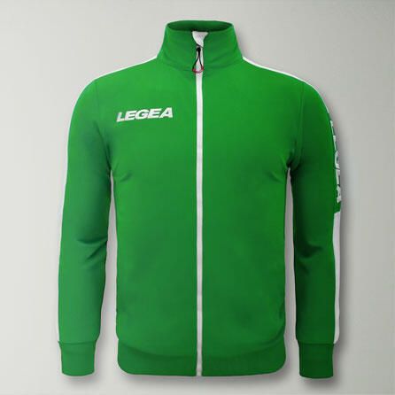 Kurtka California Junior do biegania Zielono-Biała. Białe kurtki treningowe męskie Legea, m, bez wzorów, z poliesteru, do biegania. Za 64.00 zł.
