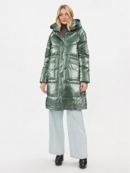 Rinascimento Płaszcz zimowy CFC0113544003 Zielony Regular Fit. Zielone płaszcze damskie RINASCIMENTO, na zimę, m, bez wzorów, z syntetyku. Za 799.99 zł.