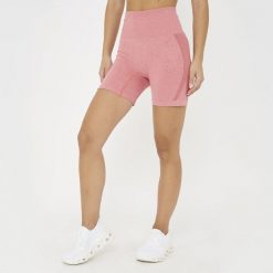 Szorty treningowe JULES z efektem push-up różowe. Czerwone spodenki sportowe damskie Legea, l, z materiału, na fitness i siłownię. Za 84.00 zł.