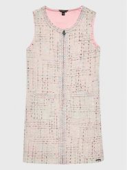 Guess Sukienka elegancka J3RK32 WF6M0 Różowy Regular Fit. Czerwone sukienki dziewczęce Guess, z aplikacjami, z syntetyku, eleganckie, bez ramiączek. Za 229.99 zł.