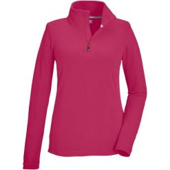 Bluza damska Killtec KSW 101 WMN FLC SHRT. Czerwone bluzy bez kaptura damskie KILLTEC. W wyprzedaży za 89.99 zł.