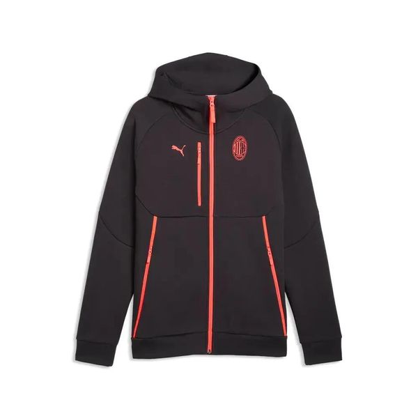 Bluza z kapturem z zamkiem Milan AC 2026/27. Brązowe bluzy z kapturem męskie Puma, m, z materiału. Za 366.50 zł.