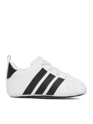Adidas Niechodki CEO-GRAND COURT CRIB KI8216 Biały. Białe buty sportowe chłopięce Adidas, bez wzorów, ze skóry, bez zapięcia. Za 109.99 zł.