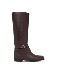 LAUREN RALPH LAUREN Oficerki 802974383003 Brązowy. Brązowe kozaki damskie Lauren Ralph Lauren, bez obcasa, na płaskiej podeszwie. Za 1,299.00 zł.