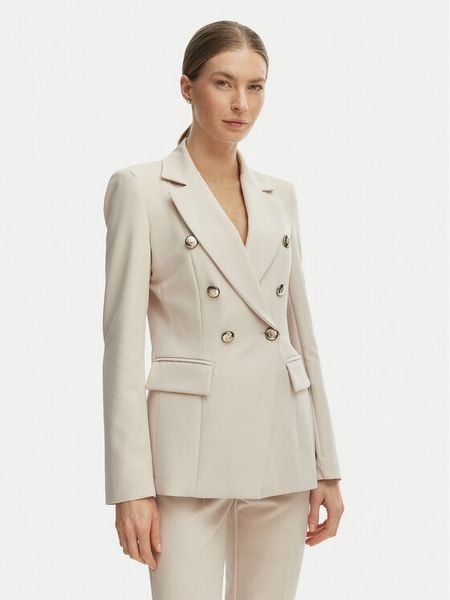 Maryley Marynarka 26EB139/43LA Beżowy jasny Regular Fit. Brązowe marynarki i żakiety damskie Maryley, s, bez wzorów, z syntetyku. Za 492.99 zł.