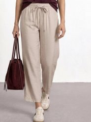 Street One Spodnie Kobiety wiskoza beżowy, 38-30. Brązowe spodnie materiałowe damskie Street One, bez wzorów, z wiskozy, eleganckie. Za 199.95 zł.