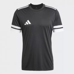 Adidas Sport Squa25 Jsy M Koszulka Dorosłych. Białe t-shirty sportowe męskie Adidas, m, z poliesteru, bez ramiączek, do piłki nożnej. W wyprzedaży za 65.00 zł.