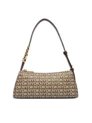 DKNY Torebka R5235G57 Brązowy. Brązowe torebki klasyczne damskie DKNY, bez wzorów, ze skóry, bez dodatków. Za 609.99 zł.