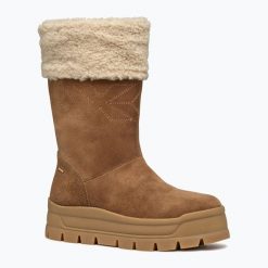 Śniegowce Geox Spherica™ EC7.1 ABX. Brązowe śniegowce damskie Geox. Za 763.50 zł.