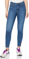 LEE SCARLETT HIGH DAMSKIE SPODNIE JEANSOWE ZIP MID FOSTER L31BMHBI 112107033. Spodnie materiałowe damskie Lee, bez wzorów, z jeansu. Za 199.99 zł.