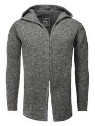 KEY LARGO Kardigan "Terry" w kolorze ciemnoszarym rozmiar: S. Szare kardigany męskie KEY LARGO, s, z aplikacjami, z wełny, bez kołnierzyka. Za 100.52 zł.