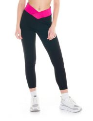 Legginsy damskie energetyczne. Czarne legginsy damskie LEONE 1947 APPAREL, l, bez wzorów, z bawełny. Za 42.06 zł.