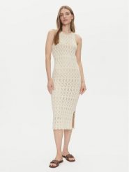 Vero Moda Sukienka letnia Fabienne 10317250 Beżowy Slim Fit. Brązowe sukienki damskie Vero Moda, na lato, s, bez wzorów, z bawełny, bez kołnierzyka, bez ramiączek. Za 159.99 zł.