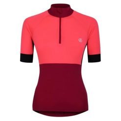 Koszulka Kolarska Dla Kobiet Compassion III. Czerwone bluzki damskie Dare 2b, xl, bez wzorów, sportowe, bez kołnierzyka, bez ramiączek. Za 49.99 zł.
