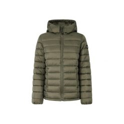 Damska kurtka z kapturem Pepe Jeans Ammy. Zielone kurtki damskie Pepe Jeans, na zimę, bez wzorów, z jeansu, z kapturem. W wyprzedaży za 533.40 zł.