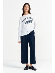 Rich & Royal Koszulka w kolorze białym rozmiar: M. Białe bluzki damskie Rich & Royal, m, bez wzorów, z bawełny, bez kołnierzyka, bez ramiączek. Za 126.45 zł.