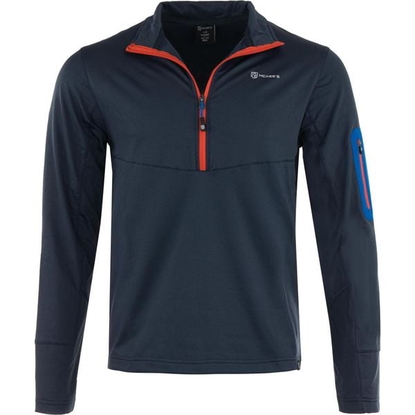 Bluza McKees Eolus dla mężczyzn - Niebieska bez kurzu, rozmiar M. Brązowe bluzy bez kaptura męskie MCKEEVER, m, z elastanu. Za 217.99 zł.