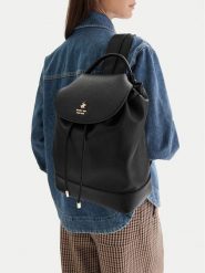 Beverly Hills Polo Club Plecak CEO-BHPC-C-017-09 Czarny. Czarne plecaki damskie Beverly Hills Polo Club, bez wzorów, z materiału. Za 195.99 zł.