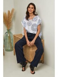 Fleur de Lin Koszulka "Epine" w kolorze białym rozmiar: L. Białe bluzki damskie Fleur de Lin, l, bez wzorów, bez kołnierzyka, bez ramiączek. Za 83.22 zł.