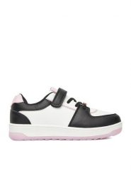 DeeZee Sneakersy CEO-SS24JJYF Biały. Białe buty sportowe dziewczęce DeeZee, bez wzorów, z materiału, bez zapięcia. Za 119.99 zł.