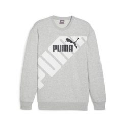 Puma Bluza Power Graphics Tr 67896104. Szare bluzy bez kaptura męskie Puma, m. Za 140.99 zł.