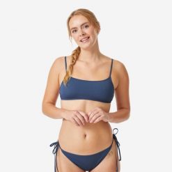 Góra kostiumu kąpielowego damska Roxy Braletka. Niebieskie bikini damskie Roxy, bez wzorów. Za 79.99 zł.