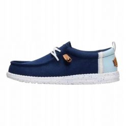 HeyDude Męskie Mokasyny Wally Summer Linen. Białe mokasyny męskie Hey dude, z materiału. Za 329.00 zł.