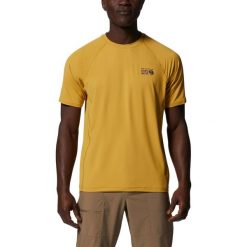 Koszulka sportowa męska Mountain Hardwear Crater Lake z krótkim rękawem. Zielone t-shirty sportowe męskie MOUNTAIN HARDWEAR, na lato, m, bez ramiączek, rowerowe. Za 199.00 zł.