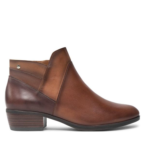 Botki Pikolinos. Brązowe botki damskie Pikolinos, bez obcasa, na płaskiej podeszwie, bez zapięcia. Za 489.99 zł.