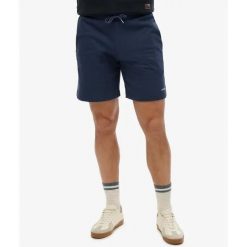 Szorty Superdry Parachute Light. Niebieskie szorty męskie Superdry., bez kołnierzyka. Za 320.10 zł.