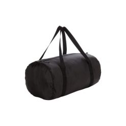 Torba fitness kardio składana 30 l czarna. Czarne torby sportowe damskie DOMYOS, bez wzorów, z materiału, bez dodatków. Za 19.99 zł.