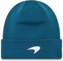 Czapka zimowa McLaren F1 Seasonal unisex turkusowa. Niebieskie czapki męskie Coqui, na zimę, bez wzorów. Za 185.99 zł.