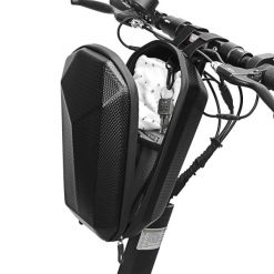 Wodoodporna sztywna torba przednia 4L (EVA/PU) na hulajnogę i rower. Czarne torebki klasyczne damskie SPORTENZIA, bez wzorów, bez dodatków. Za 140.00 zł.