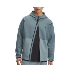 Bluza z kapturem i zamkiem błyskawicznym Under Armour Unstoppable Fleece. Czarne bluzy z kapturem męskie Under Armour, m, z dzianiny. Za 472.10 zł.