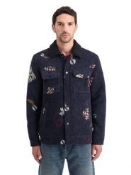 Scotch & Soda Kurtka koszulowa w kolorze granatowym rozmiar: L. Niebieskie kurtki męskie Scotch & Soda, l, bez wzorów, bez kaptura. Za 350.56 zł.