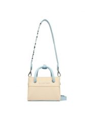Valentino Torebka Alexia Summer VBSA0D05 Kremowy. Białe torebki klasyczne damskie Valentino, bez wzorów, ze skóry, bez dodatków. Za 427.99 zł.
