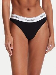 Calvin Klein Underwear Stringi LV00QF8518 Czarny. Czarne stringi damskie Calvin Klein Underwear, xs, bez wzorów, z bawełny. Za 89.99 zł.
