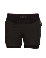 Spodenki biegowe damskie X-Bionic Effektor 4D Running Streamlite. Czarne szorty damskie X BIONIC, bez wzorów, z dzianiny. Za 370.00 zł.