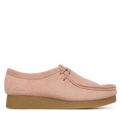 Półbuty Clarks. Brązowe półbuty męskie Clarks, bez zapięcia. Za 479.99 zł.