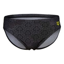 Kąpielówki slipy męskie sportowe treningowe na basen Arena Camo Kikko. Czarne kąpielówki męskie Arena, m, bez wzorów, do pływania. Za 99.99 zł.