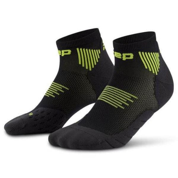 Męskie skarpety kompresyjne do biegania sportowe za kostkę Core Run CEP. Brązowe skarpetki damskie CEP, bez wzorów, z elastanu. Za 74.00 zł.