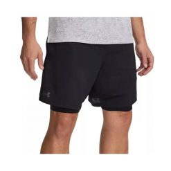 Krótki Under Armour TECH VENT 2IN1. Czarne szorty sportowe męskie Under Armour, xl, z elastanu, na fitness i siłownię. Za 225.75 zł.