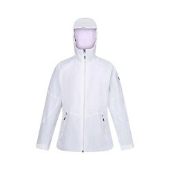 Kurtka przeciwdeszczowa damska Raddick II. Białe kurtki damskie Regatta, bez wzorów, bez kaptura. Za 269.99 zł.