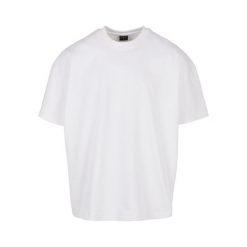 Bawełniana Koszulka Unisex Dla Dorosłych O Bardzo Dużej Gramaturze. Białe bluzki damskie BUILD YOUR BRAND, xl, bez wzorów, z bawełny, sportowe, bez kołnierzyka, bez ramiączek. Za 105.99 zł.