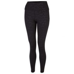 Damskie legginsy sportowe Influential. Czarne legginsy damskie Dare 2b, bez wzorów, z elastanu, na fitness i siłownię. W wyprzedaży za 148.70 zł.